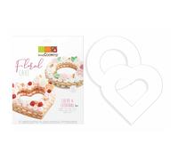 Kit Floral cake - Cœur et Couronne Scrapcooking