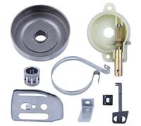 Kit Frein Bande Plaque Guidon pour Scie 137 136 | Compatible modèles 142, 141, 137, inclut tambour et pour pompe huile, installation facile