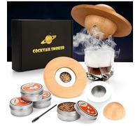 Kit Fumoir à Cocktail Saturne avec 4 Copeaux de Bois