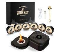Kit Fumoir à Whisky Électrique avec 6 Copeaux de Bois - Cadeau pour Homme