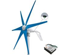 Kit générateur éolien, puissance 400W, régulateur PWM, 24V, 6 lames bleues, 400W