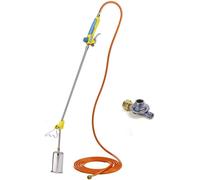 Kit GLORIA ThermoflammProfessional PLUS, brûleur à gaz pour un jardin sans mauvaises herbes, puissant pour les grandes surfaces, raccordement