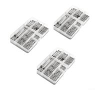 Kit Goupilles à Ressort R Acier Inoxydable 120pcs(360 pcs) | Acier 304 pour premium, résistance rouille, durabilité maximale, usage pour industriel, finition lisse