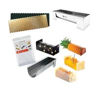 Kit gouttière à bûche démontable avec 4 feuilles de transfert décors et 5 supports