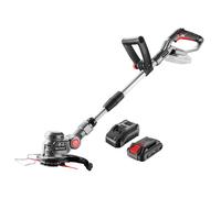 Kit GRAPHITE E+ : coupe-bordures 18V + batterie 2ah + chargeur, coupe-bordures sans fil vitesse 9000 tr/min, largeur de coupe 254 mm, réglage de la longueur du manche 1,1-1,4 m