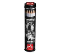 Kit Graphite Line 15 Crayons Caran D'ache Noir