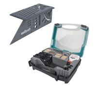 Kit Guide d'Assemblage Bois et Équerre 3D - wolfcraft - Pour Réalisation d’assemblages chevillés - 8636000