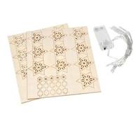 Kit Guirlande Led à Réaliser "Noël Étoiles" Naturel Naturel G