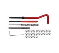 Kit hélicoïdal métrique M6x1.0 pour réparation de bloc moteur | Fil en acier inoxydable haute résistance, restaure les filetages dénudés M6 x 1.0, améliore la résistance à la fatigue