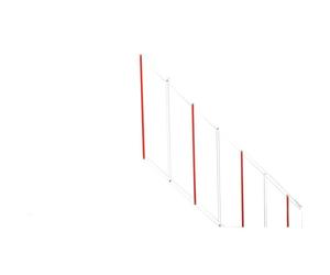 Kit herse 2m pour lisse modele s. et l. ronde ou rectangulaire - FAAC 428441