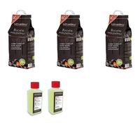 Kit Hêtre Charbon 3 X 2,5 Kg + 2 Packs De Gel 200ml D'allumage Lotus Grill Original
