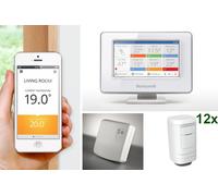 Kit Honeywell Evohome WiFi 12 (uniquement avec raccord M28x1,5 - Comap/Herz) (HR91EE)