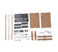 Kit horloge électronique pour apprentissage pratique des circuits numériques avec fonctions de synchronisation et fonctionnement DC 4,5 V à 5,5 V (pièces + coque)