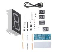 Kit Horloge Numérique LED DIY Simple, Assemblage Facile, Rouge