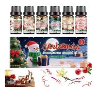 Kit Huiles Pour Diffuseur Désodorisant Naturel Automnal pour Bougies, | 6 Huiles Parfumées de Noël et Fêtes Bougies, Savons, Maison, Voiture, Salon, Chambre, Bureau, Bain, , Automne