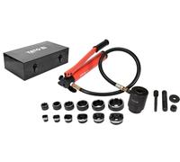 Kit Hydro Perceuse à Trous 22-60 mm 6 Tonnes Incl. Pompe + Tuyau YATO