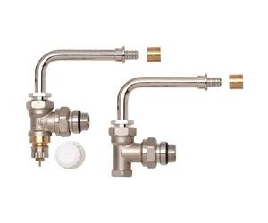 Kit hydrocâblé HC-RE RA-IN - equerre - à glissement - coude orientable - D12 double panneaux DANFOSS