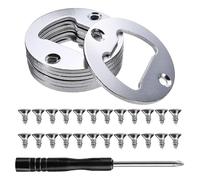 Kit Inoxydable D'inserts 40mm Rond Acier pour Ouvre-bouteille