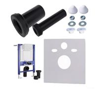 Kit Installation pour wc Mural Complet Avec Kit Installation(18.5cm2) | Étanchéité totale, joint parfait, empêche les fuites d'eau, installation rapide, pour réservoir encastré