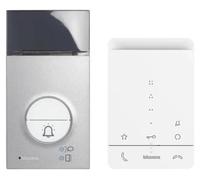 Kit interphone 1 maison 2 lignes avec panneau LINE 3000 et téléphone mains libres CLASSE 100 BTICINO 364232 blanc
