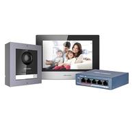 Kit interphone vidéo IP numérique 2 fils - Écran tactile 7" - DS-KIS602B/Europe - HikVision