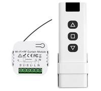 Kit Interrupteur Sans Fil, Interrupteur Volet Roulant Connecté Avec RF Télécommande et Module de Réception