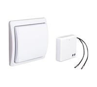 Kit interrupteur va et vient sans fil, portée 70m, 433,92 Mhz, 300W max, 230V - Tibelec