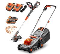 Kit Jardin Sans Fil 20V FUXTEC FX-E1RM20ECO & FX-E1RT20 - Tondeuse 30 cm & Coupe-Bordure