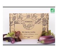 Kit jardinage - mes légumes insolites : aubergine, concombre, maïs, chou-rave…