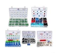 Kit Joints Toriques Clim 510PCS Résistant Kit Joints Toriques | Caoutchouc 70, résistance pour usure, étanchéité parfaite, idéal clim auto, 270 tailles variées