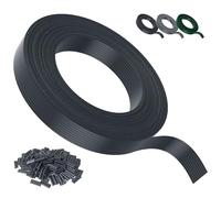 Kit Lamelles Occultantes PVC 4,7cmx75m - Bande Brise Vue Jardin Souple et Résistante avec 150 Clips - Installation Horizontale ou Verticale pour Panneau Grillagé et Clôture Rigide Anthracite -RAL7016