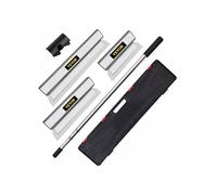 Kit Lames Écumage 25/40/60 cm, spatule cloisons sèches, poignée extension, plâtrage mur