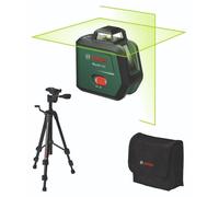 Kit laser de nivellement Bosch PLL360-15G (1 batterie BA 3,6V 2,0Ah / trépied / sac de transport)
