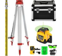 Kit laser vert rotatif Vevor 500 m + trépied en aluminium 1,65 m + mire laser 5 m