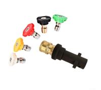 Kit Laveur Haute Pression 1/4'' Raccord Rapide Kit Laveur Haute | Raccord rapide 1/4'', installation facile, compatible Karcher série K, matériau durable, usage domestique