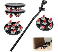 Kit Leve Meuble Lourd Deplace Meuble avec 6 roulettes Deplace Meuble avec Roue Rotative à 360 Degrés et Leve Meuble Capacité