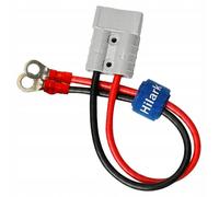 Kit LgY 10m pour batterie d'onduleurs 10mm² connecteur Anderson + cosse M8