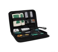 Kit Maintenance Réseau Métal et Plastique ABS | 9 outils essentiels, testeur intégré, pinces à sertir, poinçon, pour idéal installation pro