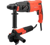 Kit marteau perforateur SDS+ 3,2 J et meuleuse d'angle 750 W