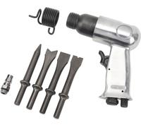 Kit marteau pneumatique, burineur pneumatique robuste, performance pour la réparation automobile, l'enlèvement de la rouille des plaquettes de frein, canon court de 150 mm