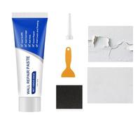 Kit Mastic Réparation Mural, 100G Kits Mastic Réparation Plaques Plâtres, Kit Rebouchage Plâtre avec Grattoir Papier Verre, Kits Réparations Plâtre Longue Durée Plaques Plâtres