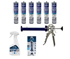 Kit mastic sanitaire silicone blanc 300ml- BOSTIK PROMO-LOT011