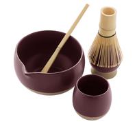 Kit Matcha – Brosse en bambou, support, cuillère, bol, tasse