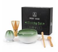 Kit matcha céramique fouet chasen cuillère support coffret cadeau