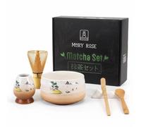 Kit matcha céramique fouet chasen cuillère support coffret cadeau