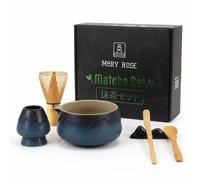 Kit matcha céramique fouet chasen cuillère support coffret cadeau