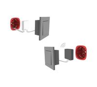 Kit micromodule DIO CONNECTED HOME 54738 bidirectionnel récepteur émetteur 200 W blanc et gris
