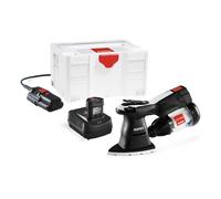 Kit mini ponceuse plateau triangulaire avec 2 batteries + Chargeur + Bloc d'alim rechargeable + Filtre green tech + Systainer - RUPES - HSS73/BLX