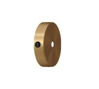 Kit mini rosace cylindrique en métal avec interrupteur - Bronze satiné