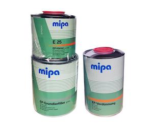 Kit Mipa EP-Grundierfiller 1L + 0,5L Durcisseur E25 + 1L Diluant